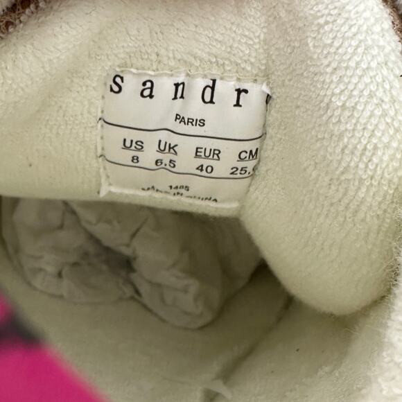 Sandro Flame Sneaker Trainers Multicolor Low Top Athleisure EU 40 US 8 $315 NEW - Picture 8 of 13